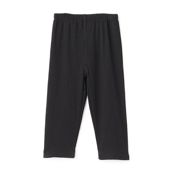 【365D.】防汚ムジリブ7分レギンス