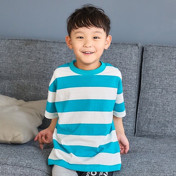 【365D.】アソートボーダーワイド半T