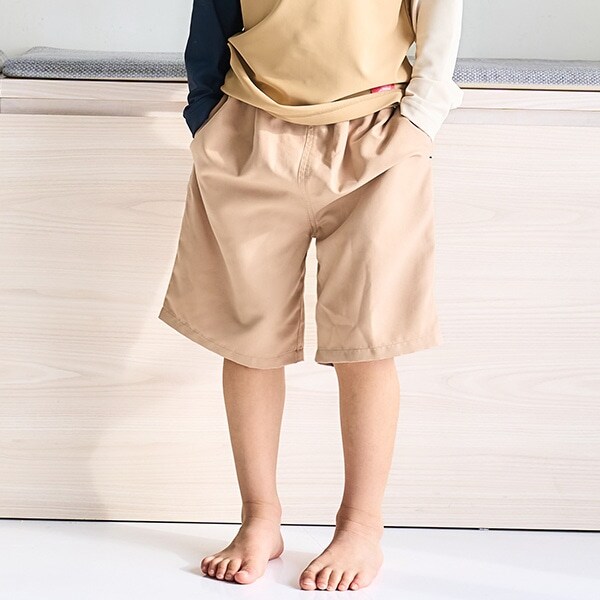 【SWIM】ダブルウエストスイムハーフパンツ