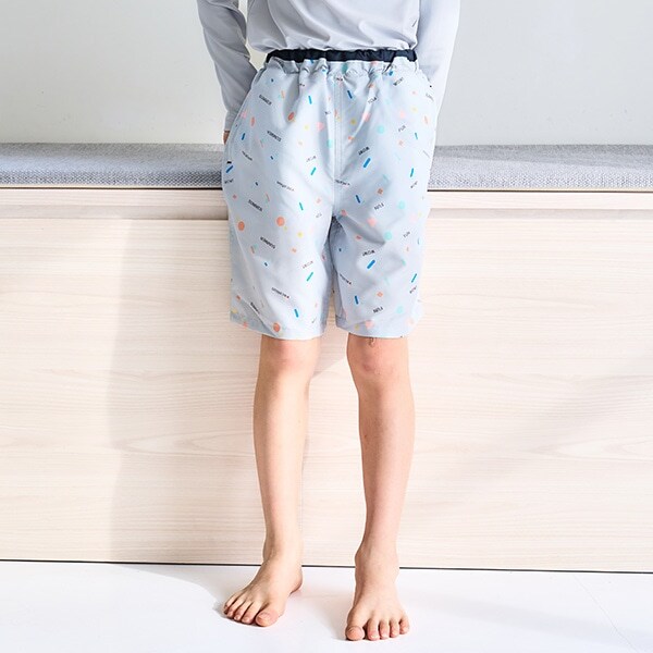 【SWIM】ダブルウエストスイムハーフパンツ