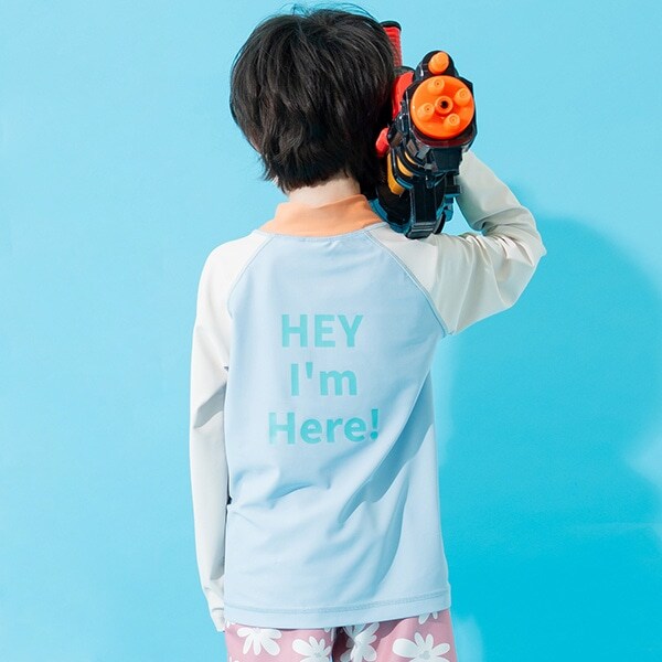 【SWIM】ハーフジップラッシュガード