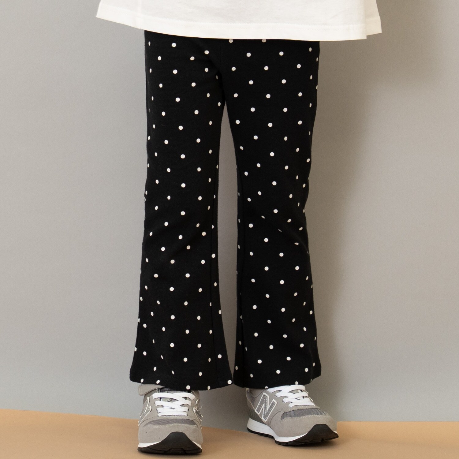 【365D.】防汚フライスフレアレギンス