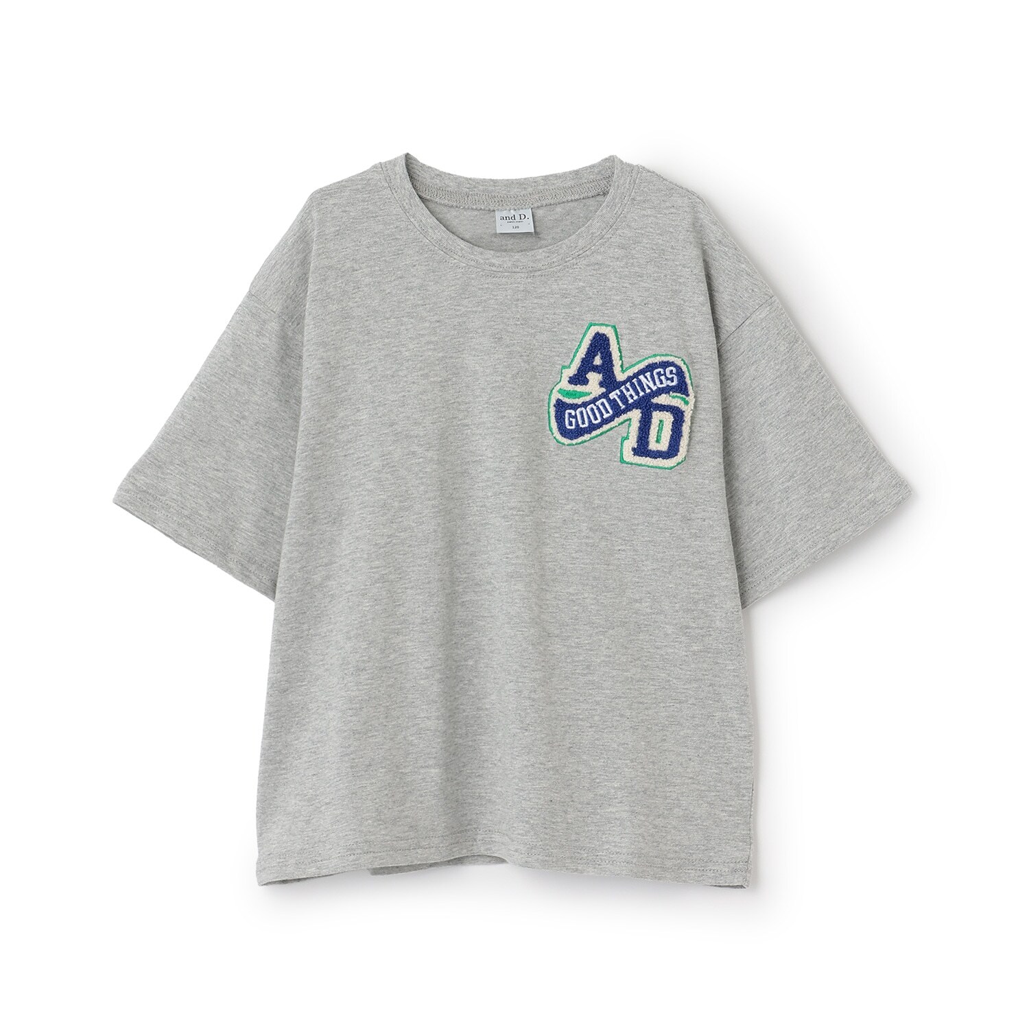 【綿100%】カレッジワンポイント半袖T