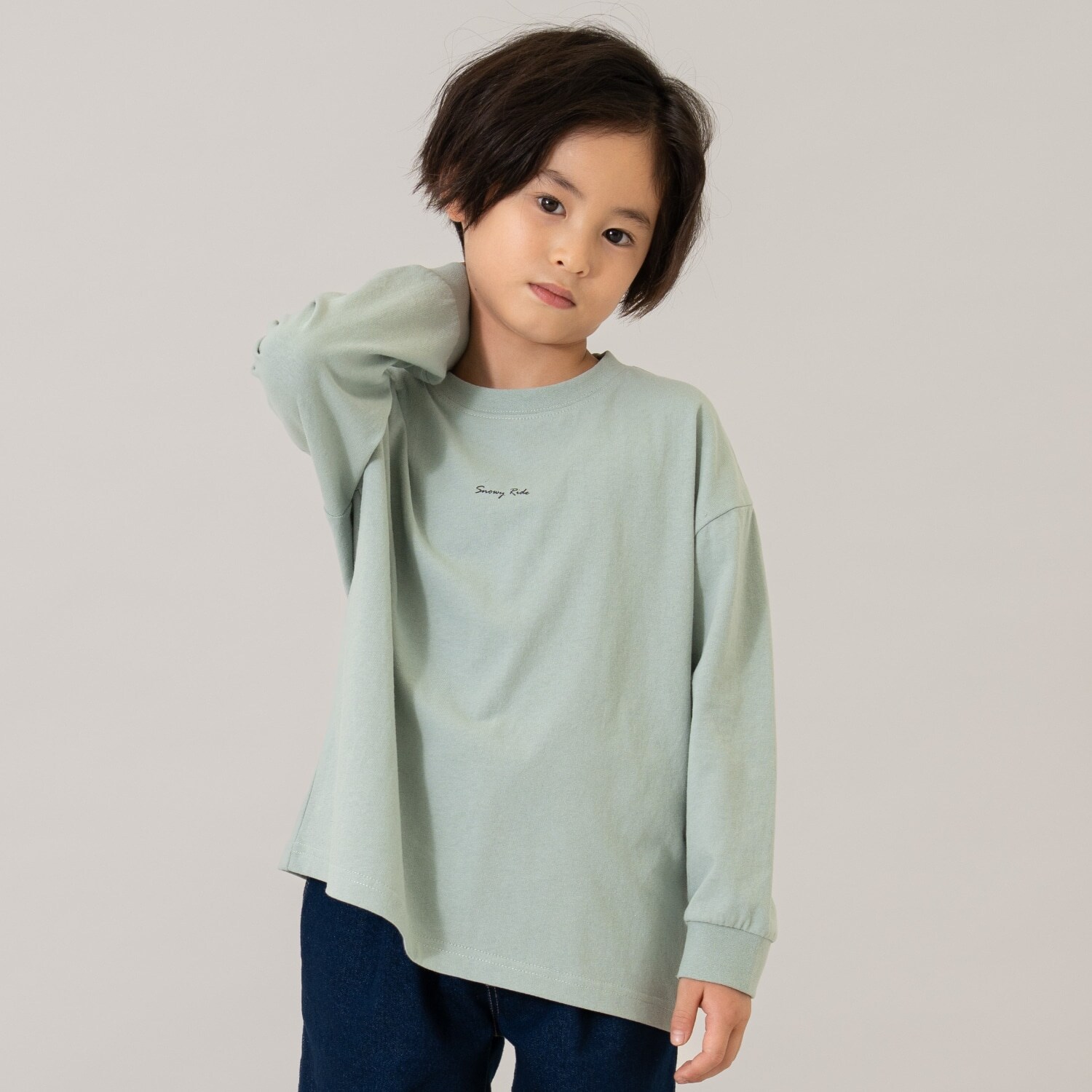 【USAコットン】バックフォトワイドロンT