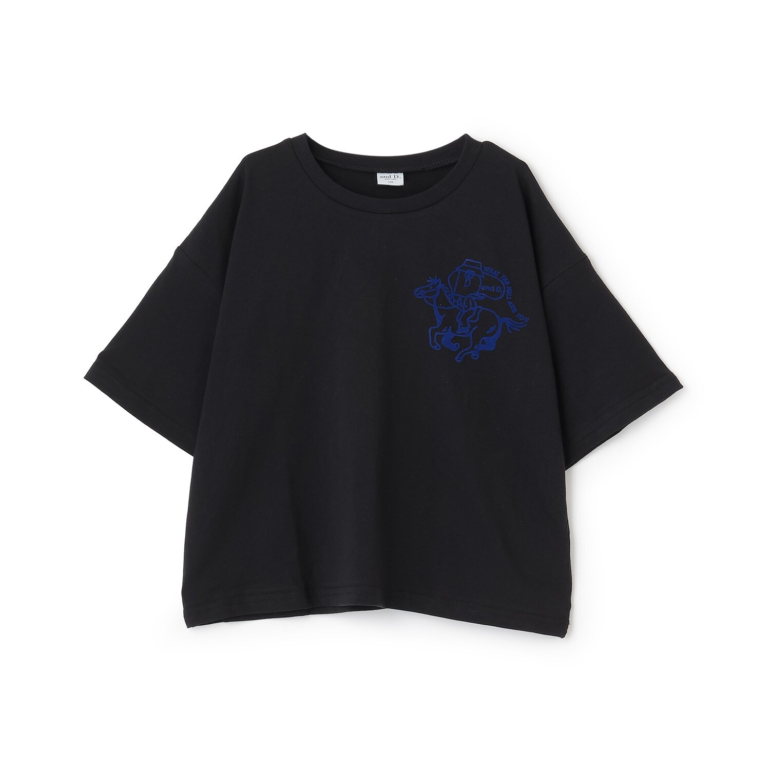 【綿100%】Dジョッキープリント半袖T