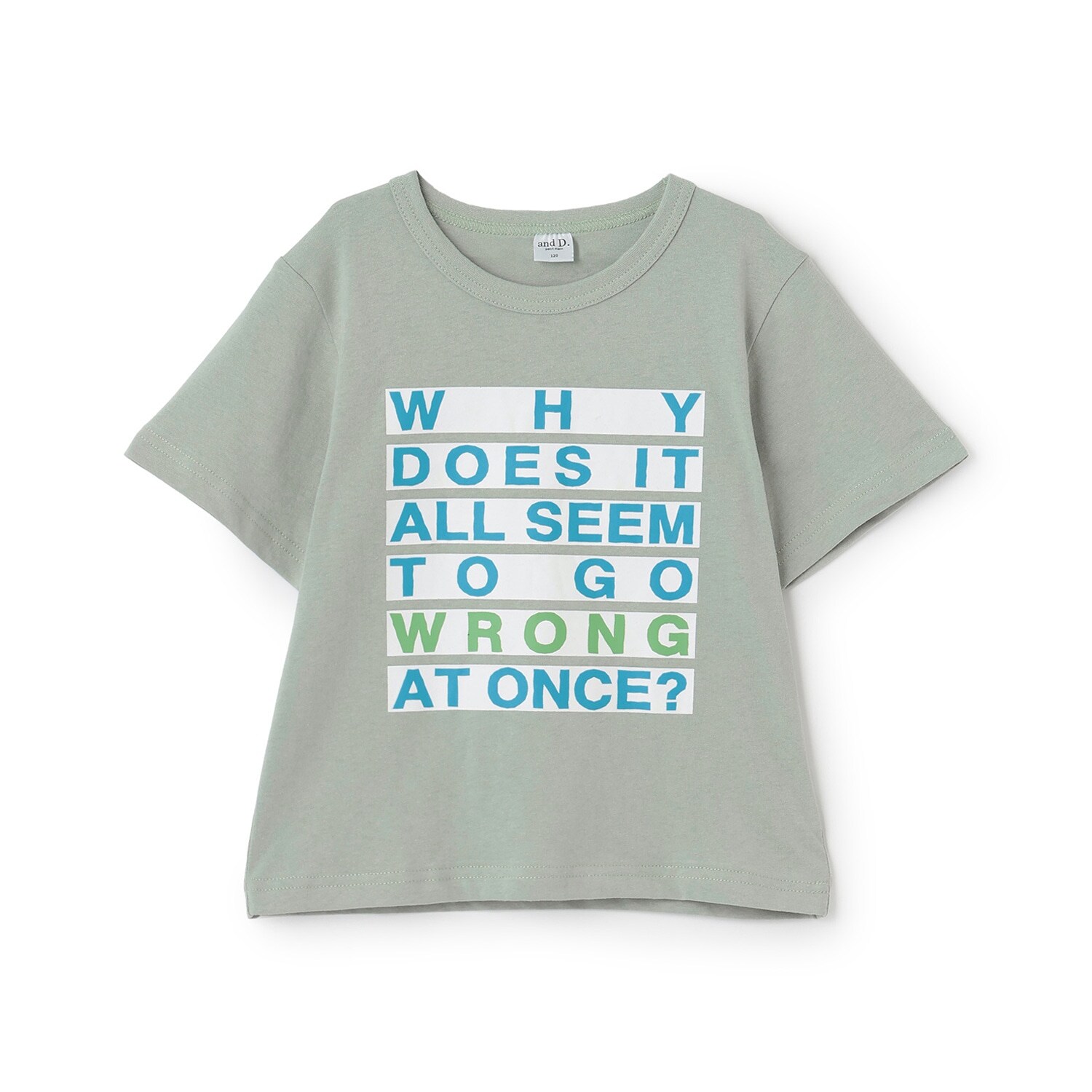 【綿100%】マーカーロゴ半袖T