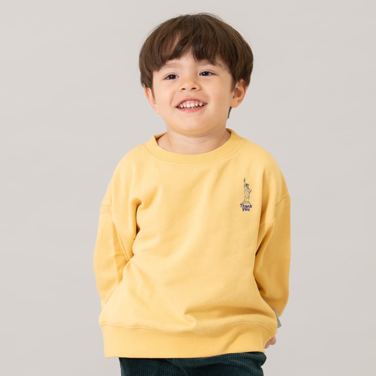 【親子リンク】【365D.】スウェットシティアイコン刺繍ワイドプルオーバー