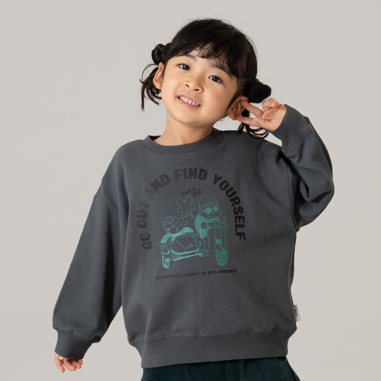 【ご好評につき再入荷！】【365D.】スウェットOFUZAKE 柄ワイドプルオーバー/トレーナー
