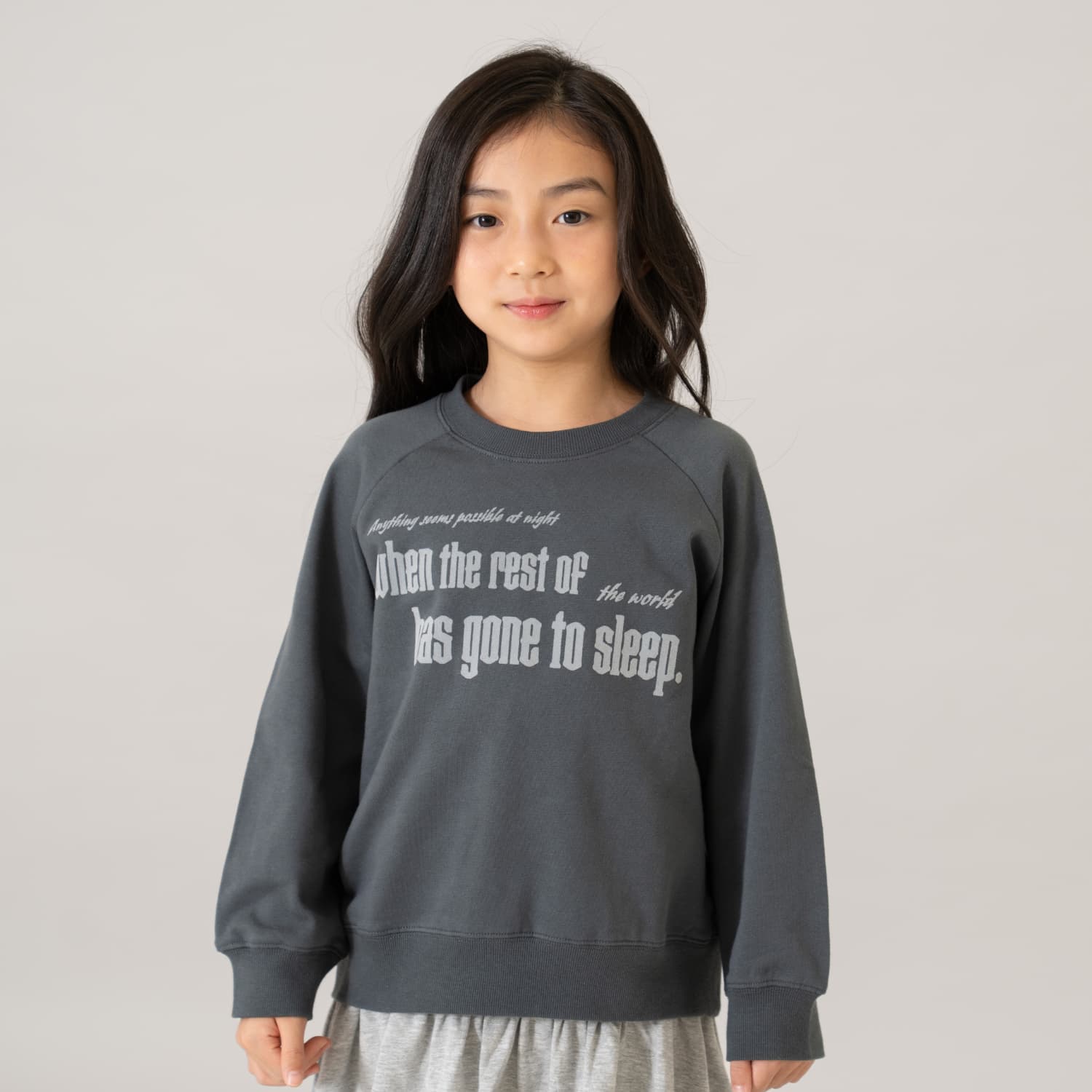 【365D.】【親子リンク】ラグランスウェットアソートロゴプルオーバー/トレーナー