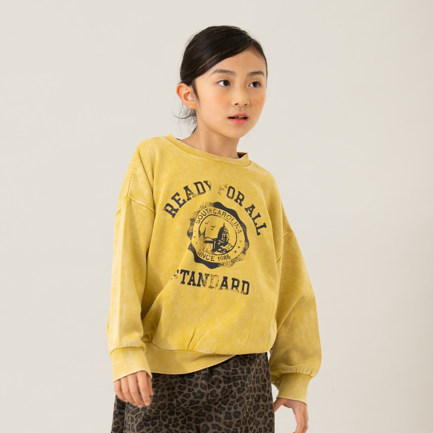 アメカジロゴプリントトレーナー