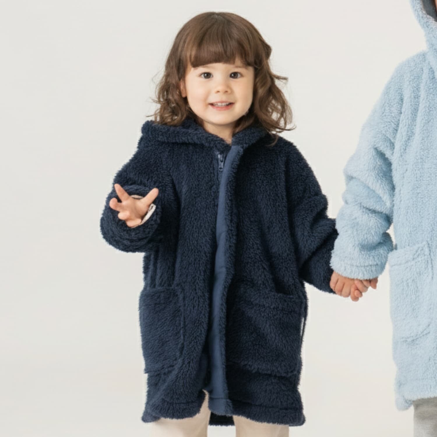 ふわもこフリースパーカー