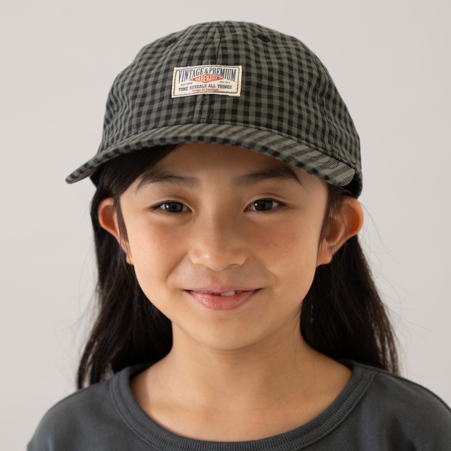 カラーギンガムキャップ