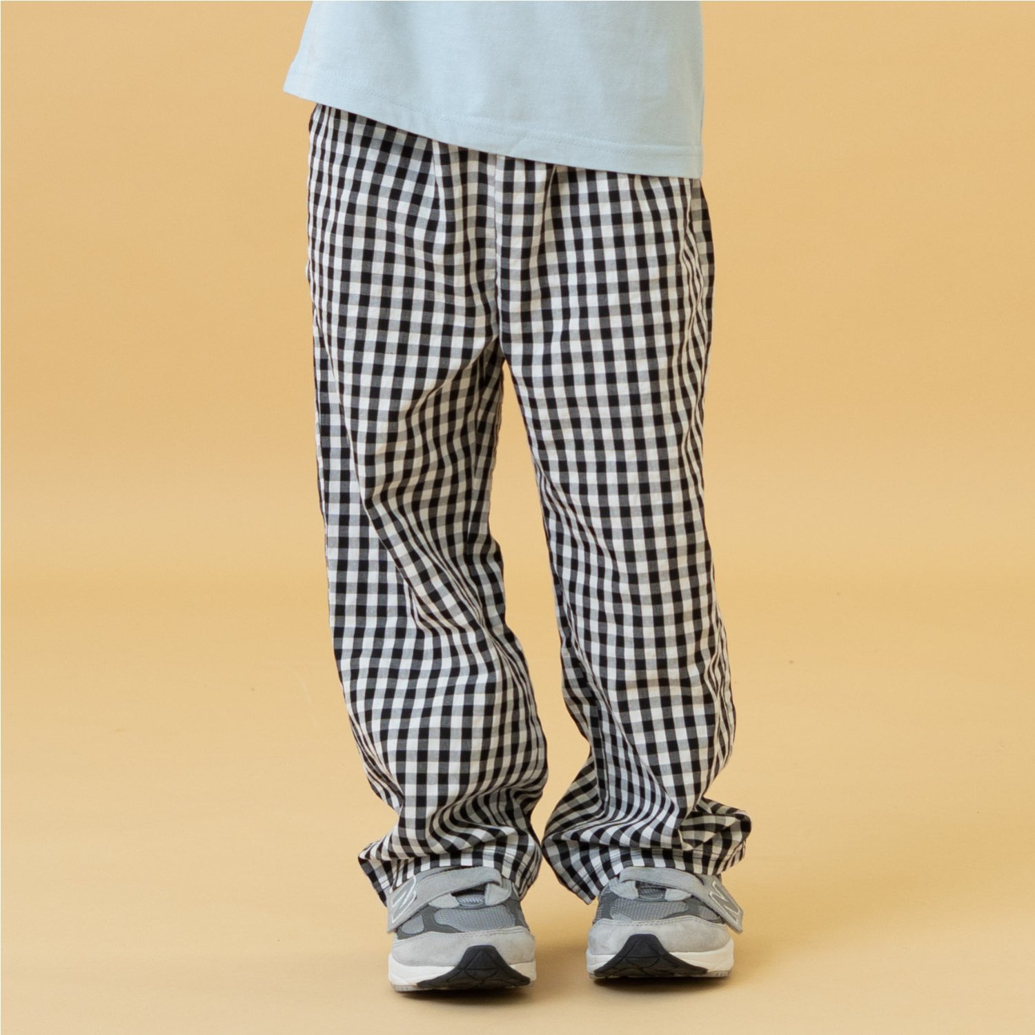 ギンガムチェックリラックスパンツ