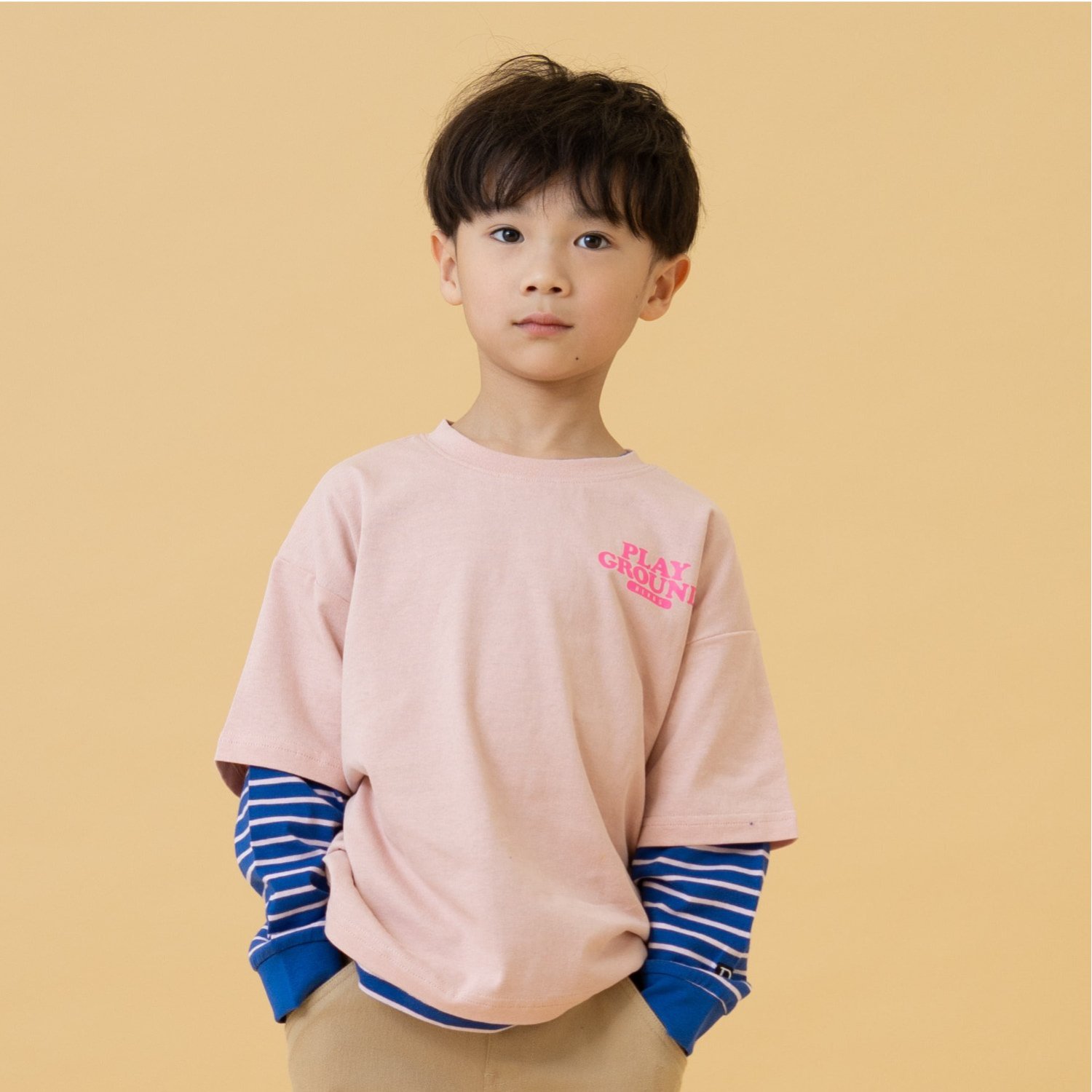 【2Pセット】3WAYプリントTシャツ