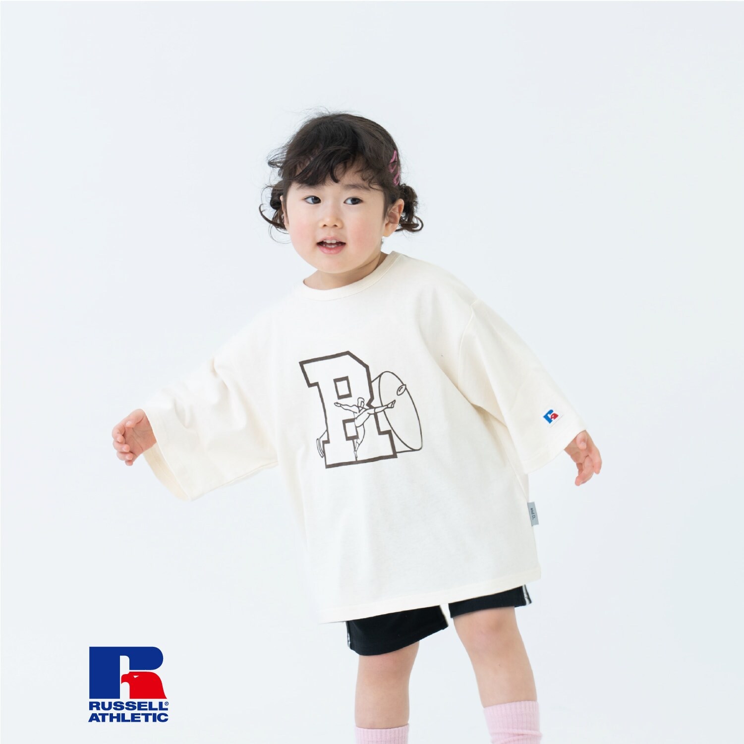 【ラッセルアスレチック】ワイド半袖T