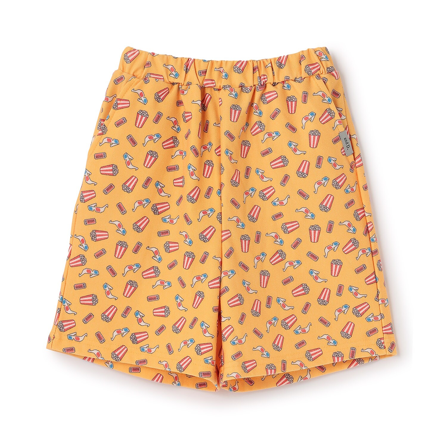 のびっとカットツイル柄ショートパンツ