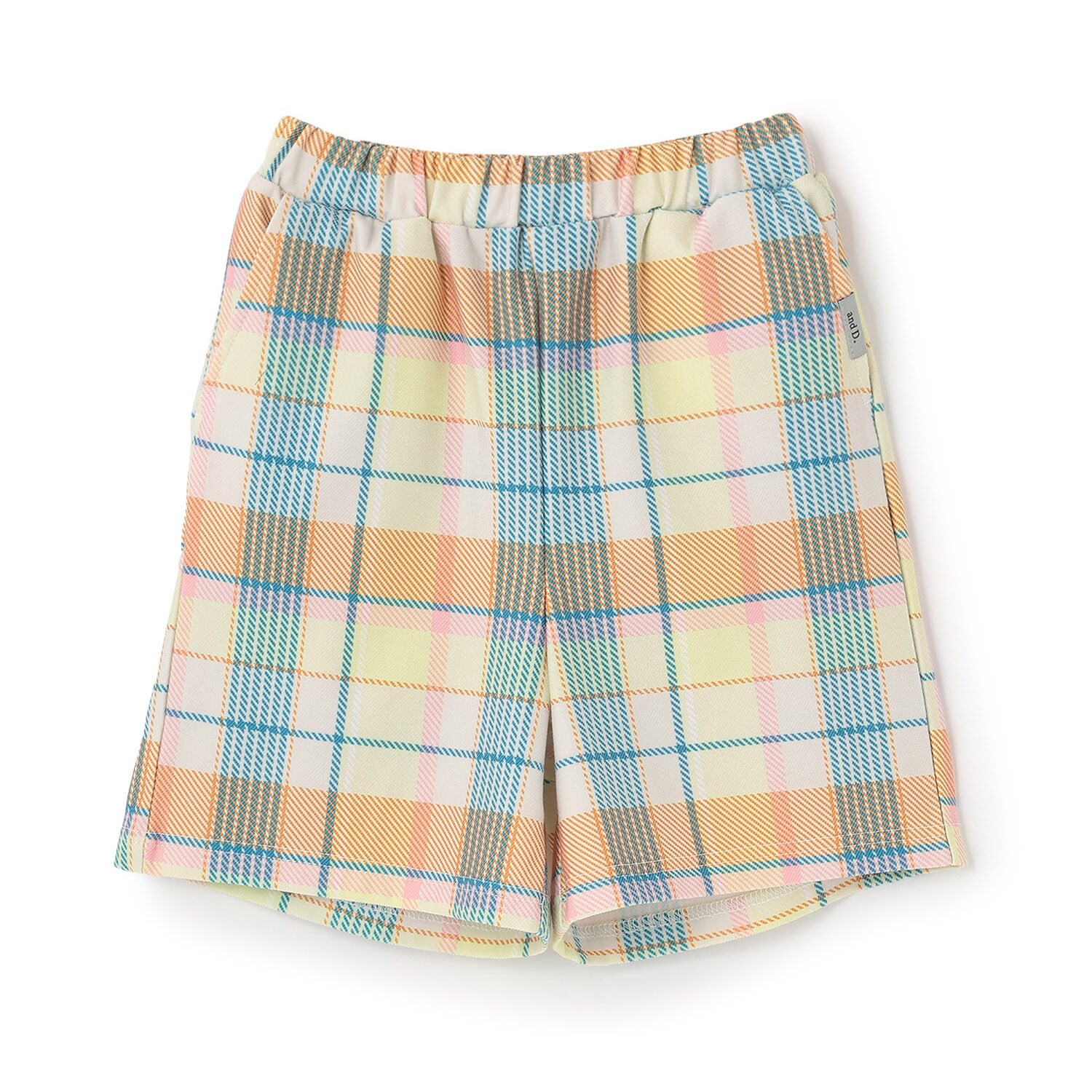 のびっとカットツイル柄ショートパンツ