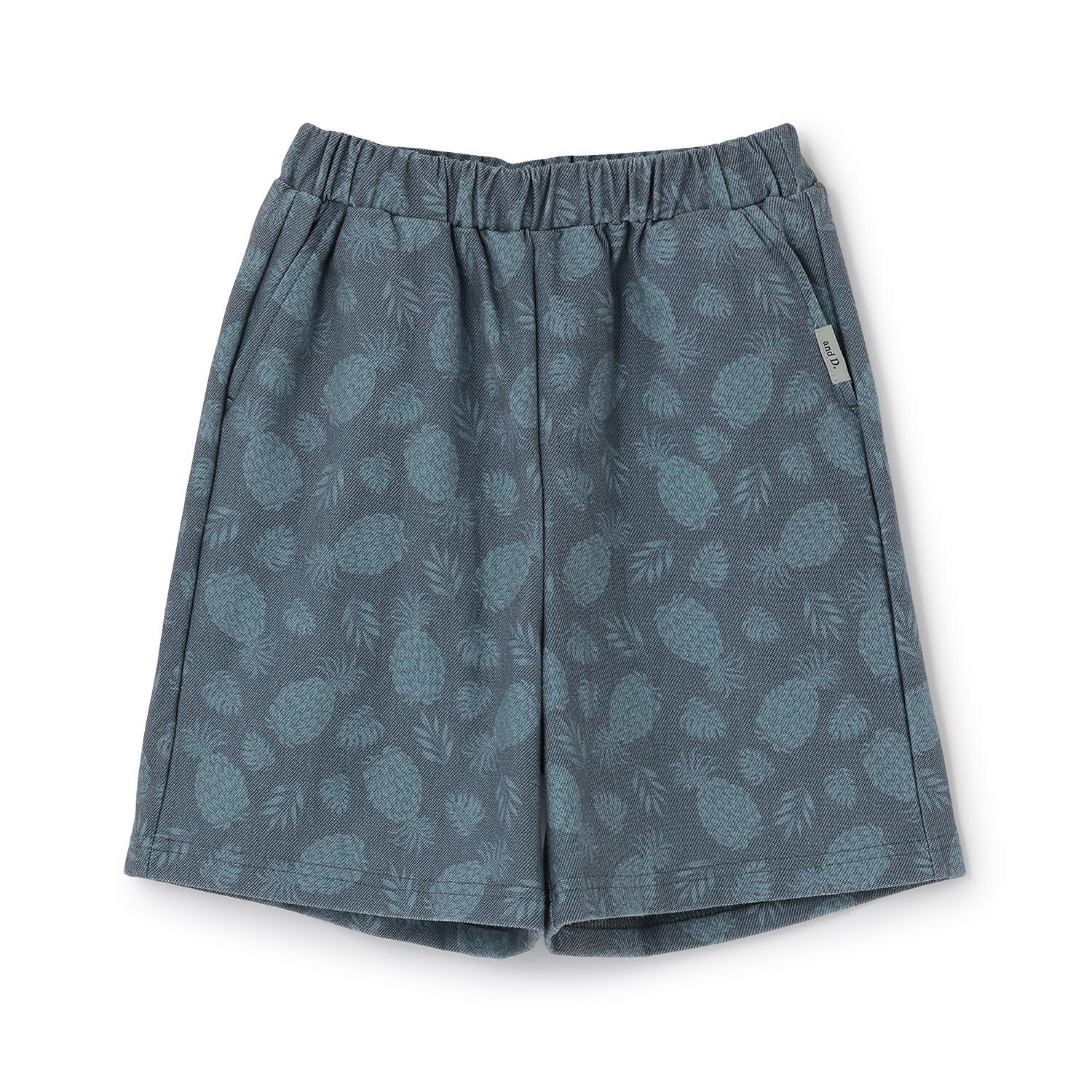 のびっとカットツイル柄ショートパンツ