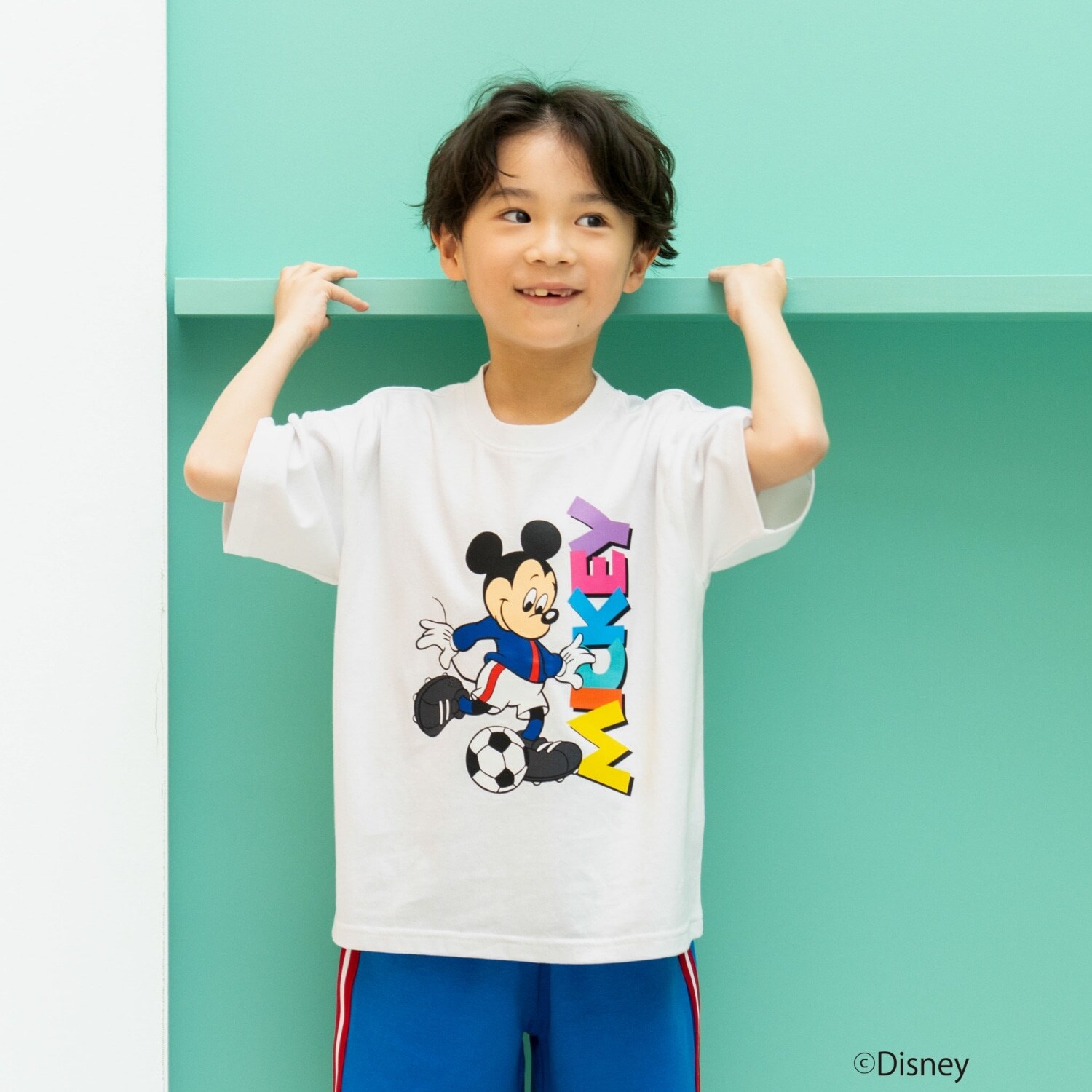 【親子リンク】【Disney】サッカー半袖T