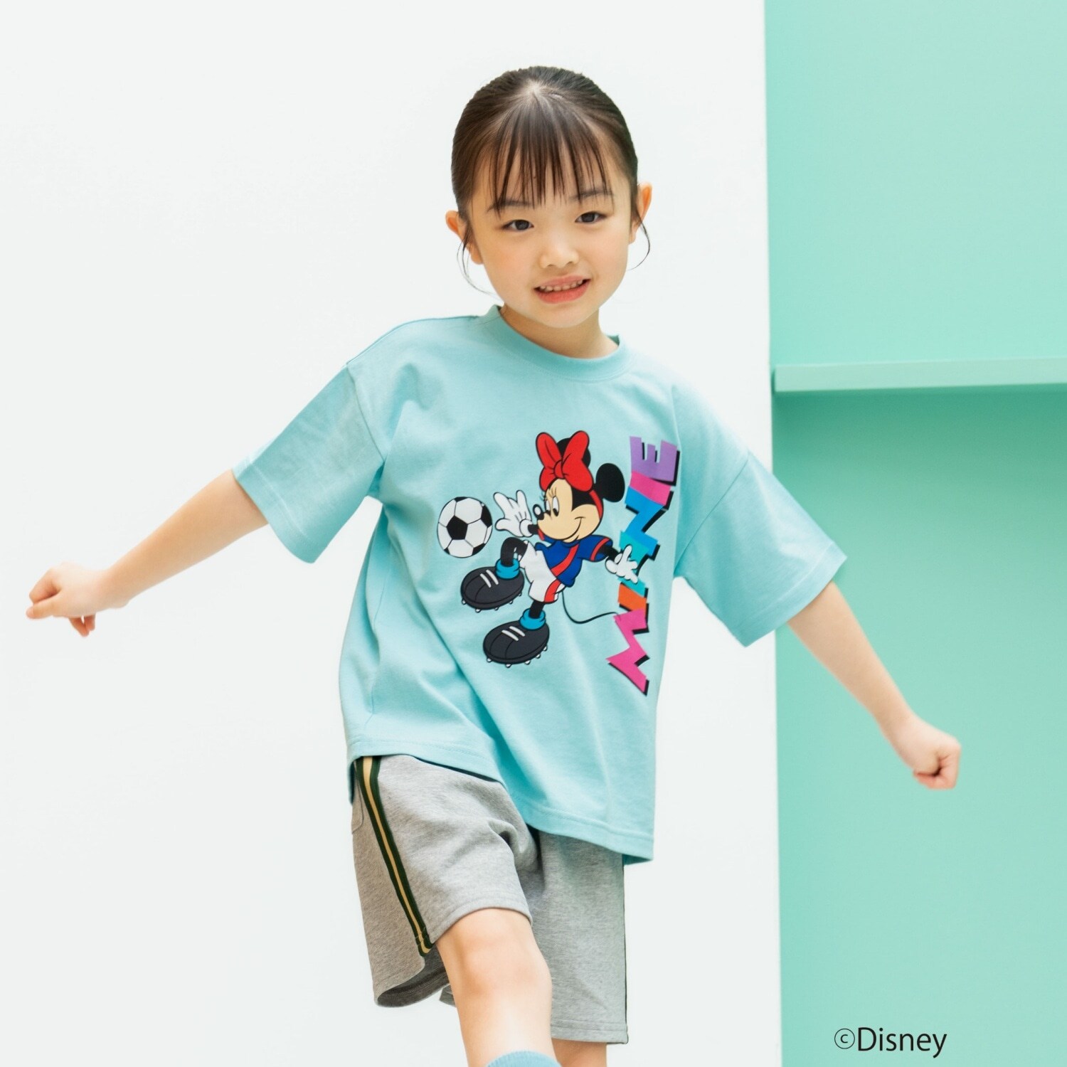 【親子リンク】【Disney】サッカー半袖T