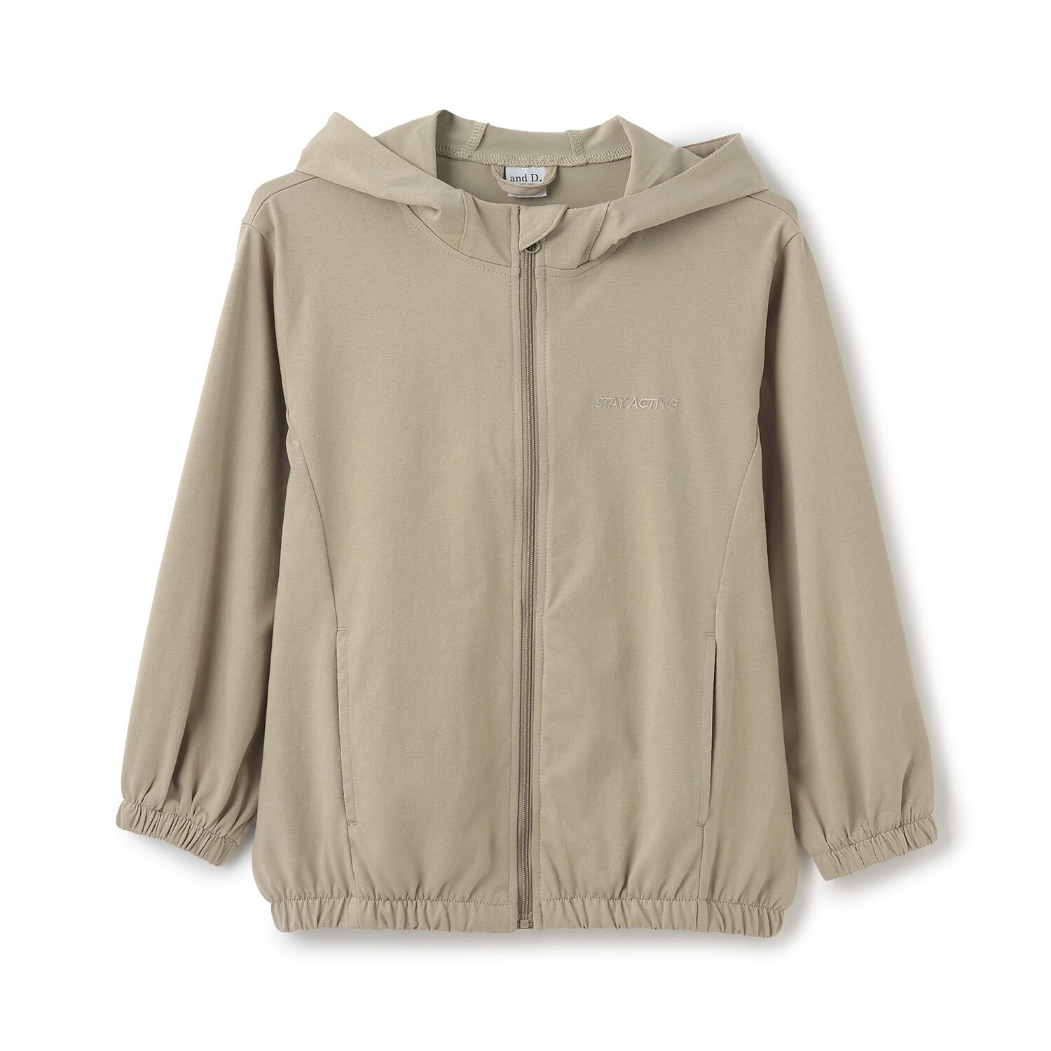 【接触冷感】【UVカット】ジップパーカー