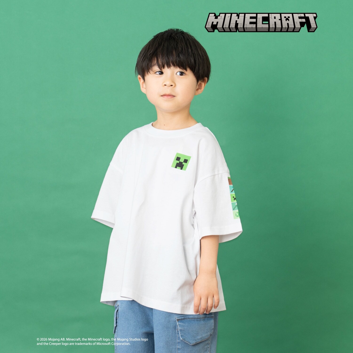 【マインクラフト】MOBアイコンカラーリング半袖T