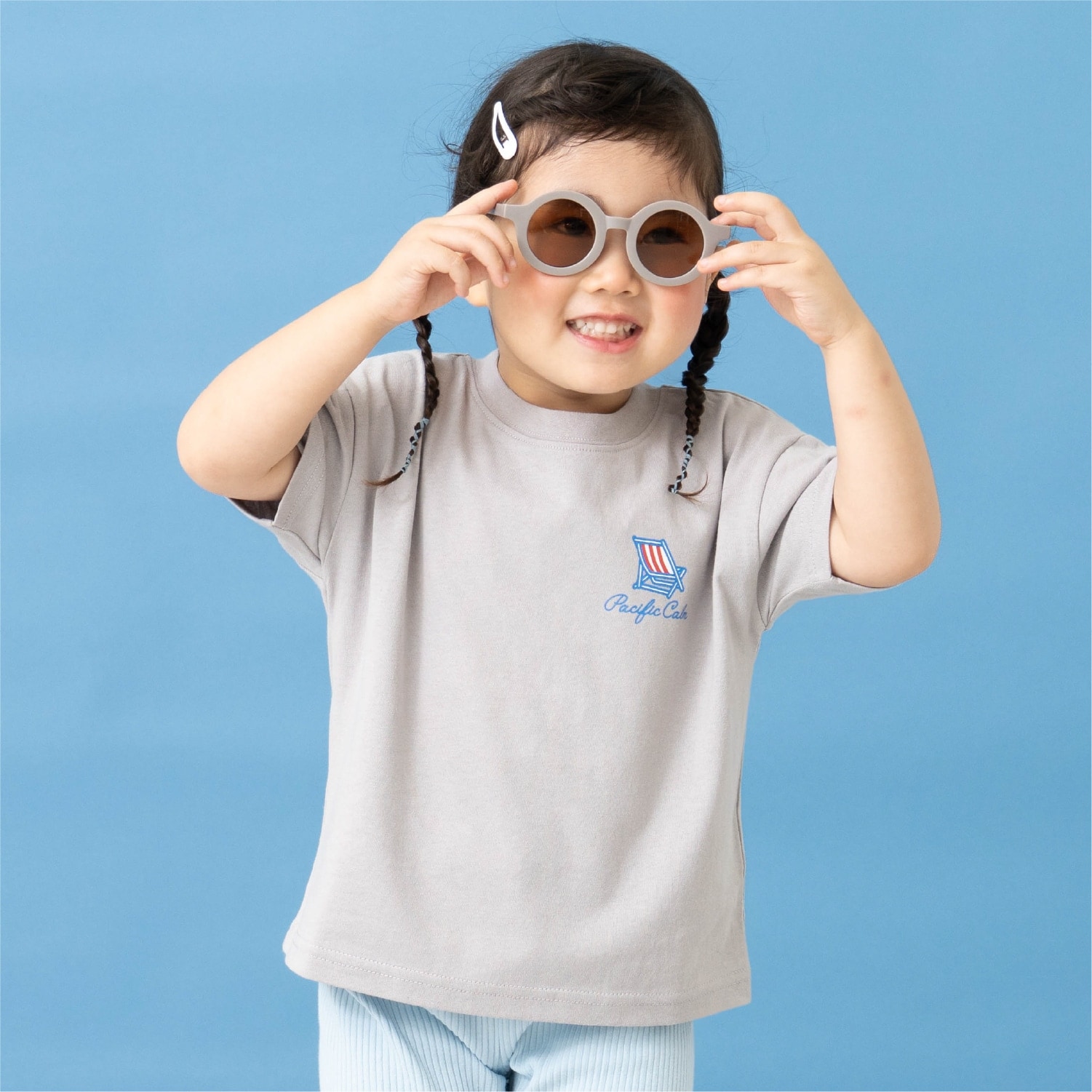 【綿100】【365D.】アソートビーチプリント半袖Tシャツ