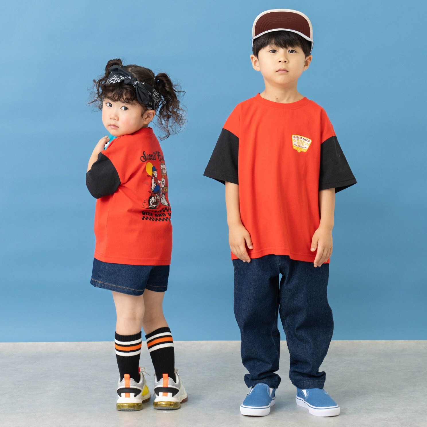 【綿100%】【365D.】アソートドライブプリント半袖Tシャツ