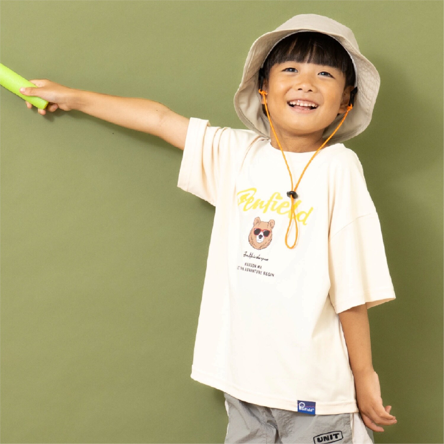 【Penfield】【親子リンク】【接触冷感】キッズアソートベア半袖Tシャツ