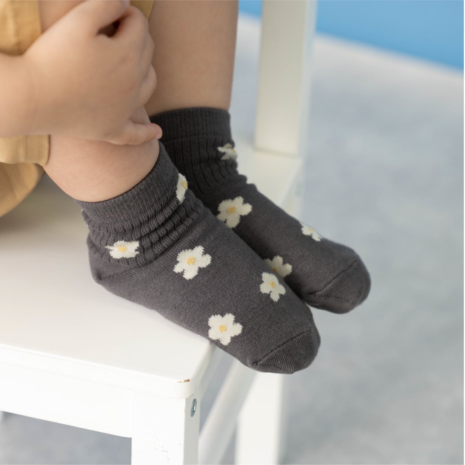 お花がらソックス
