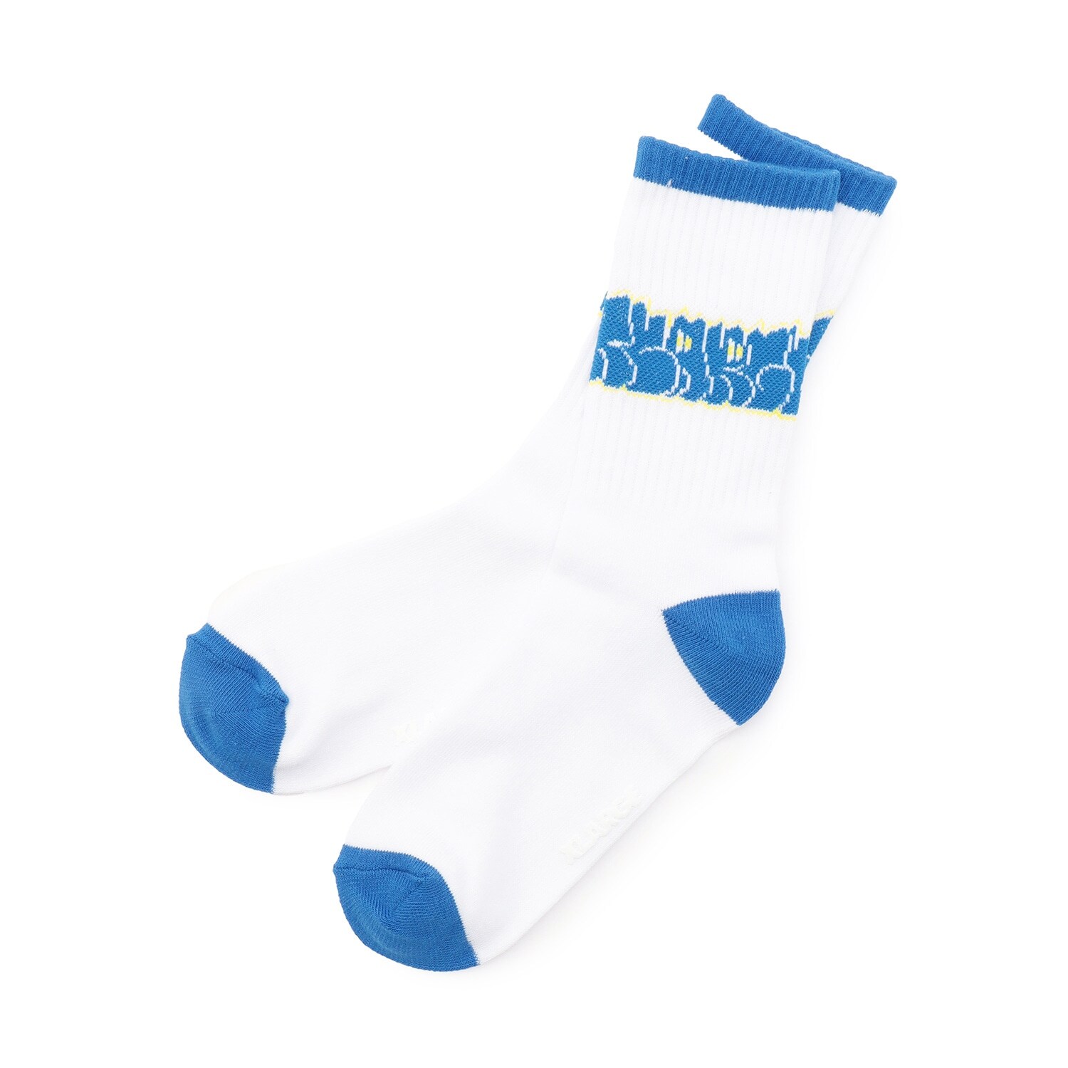 【人気商品再入荷】【直営店で取り扱い無し】グラフィティロゴクルーソックス