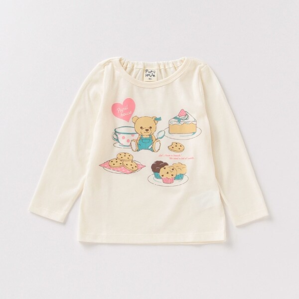 スイーツクマさんプリントTシャツ