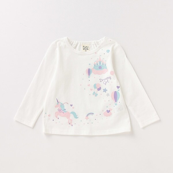 ユニコーンプリントTシャツ