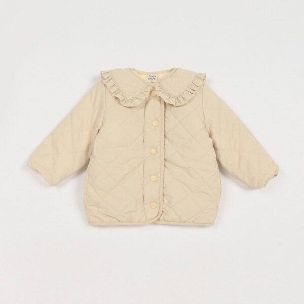 キルト衿つきブルゾン