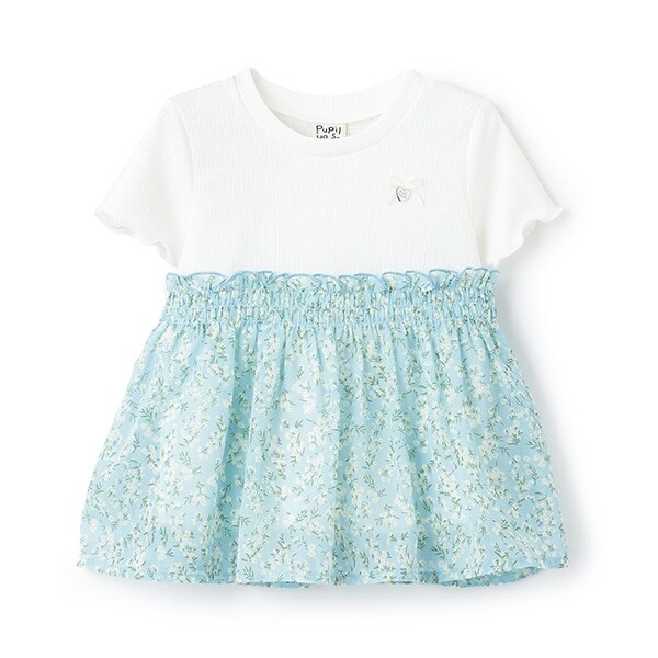 ペプラム半そでチュニック