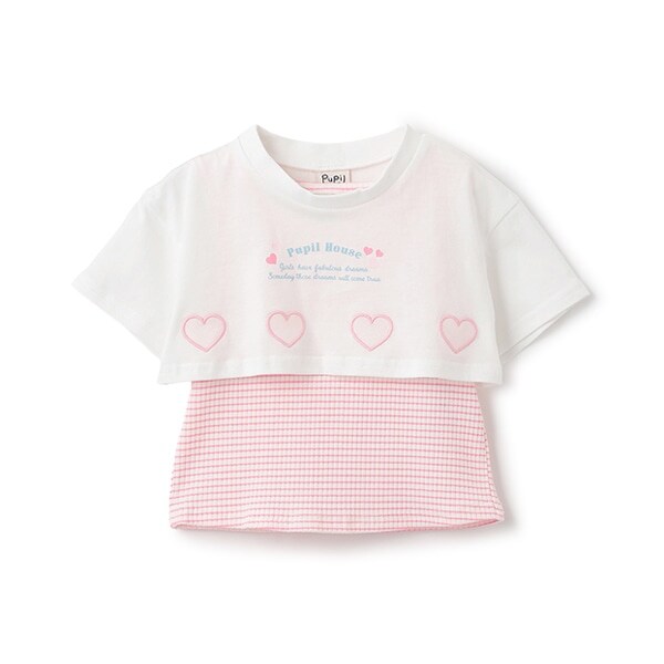 短丈半そでT×タンクトップ