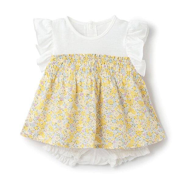 花柄半袖チュニック＋ブルマセット