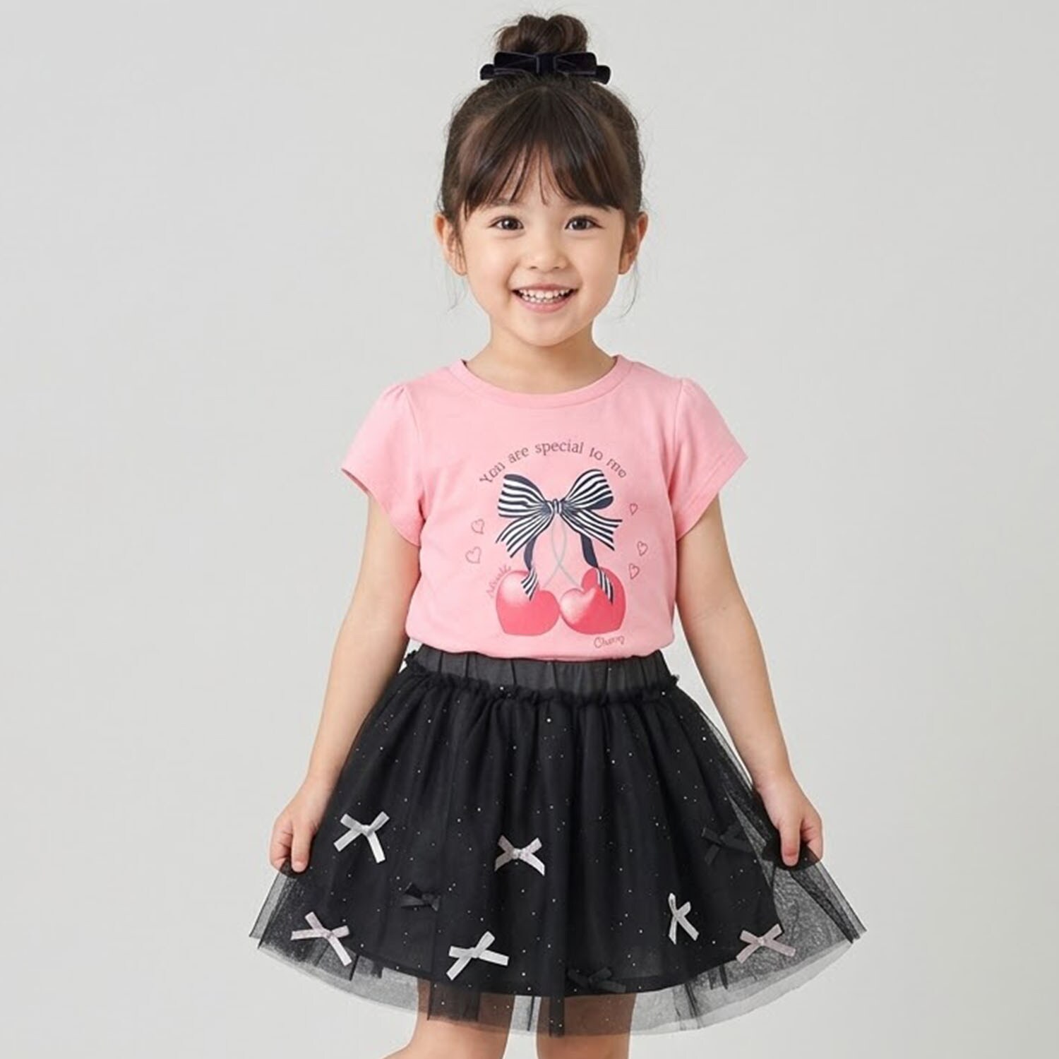 ラメリボンアソートチュールスカート