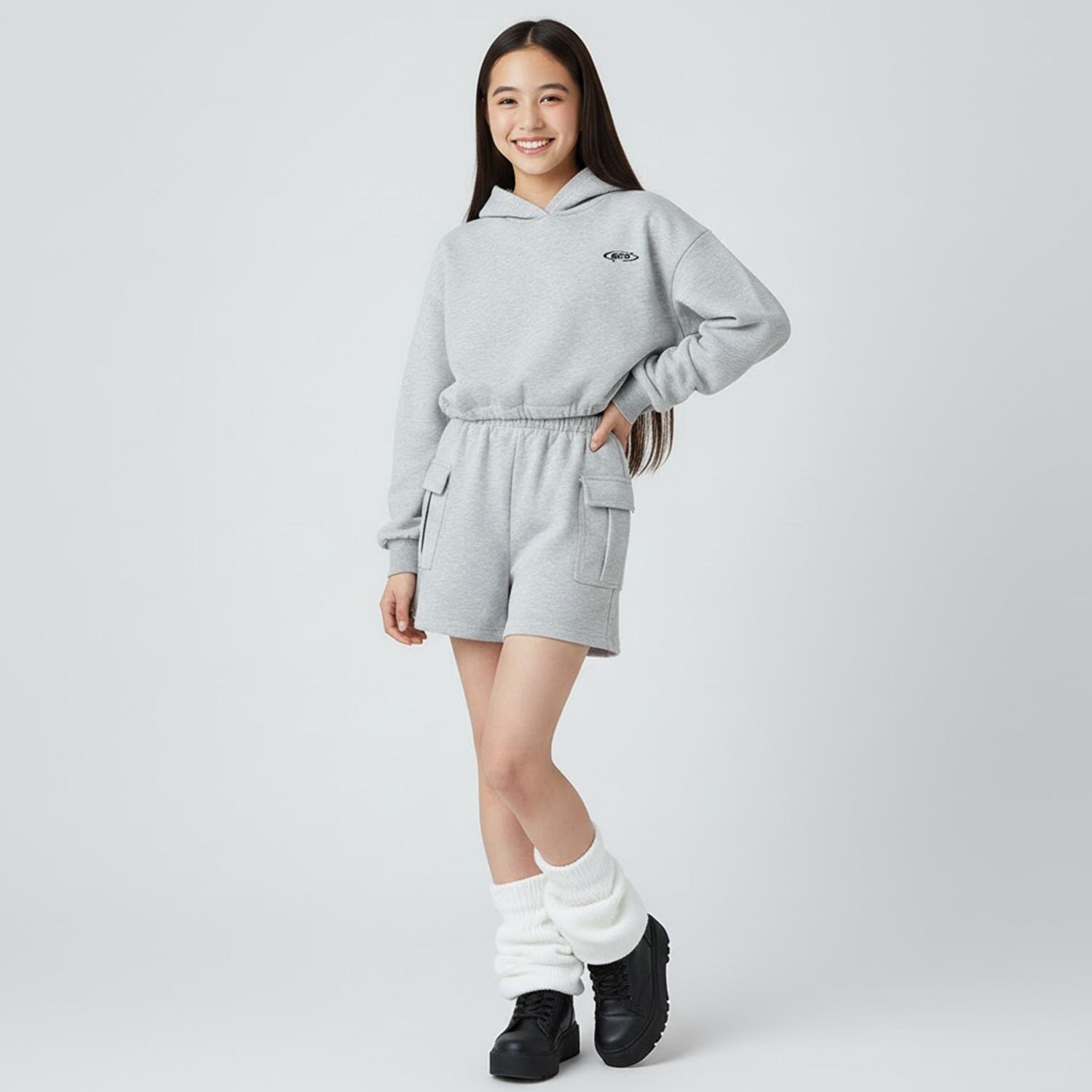 【milky coast】ミニ裏毛セットアップ