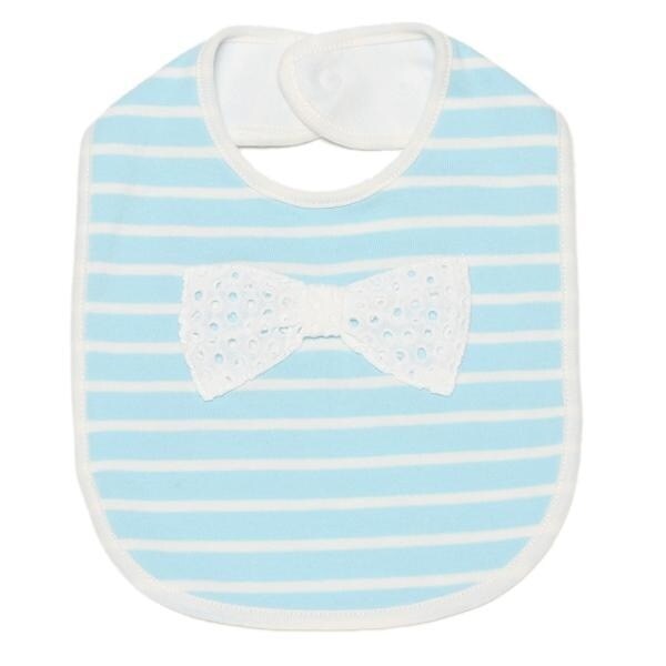 レースリボンつきボーダースタイ