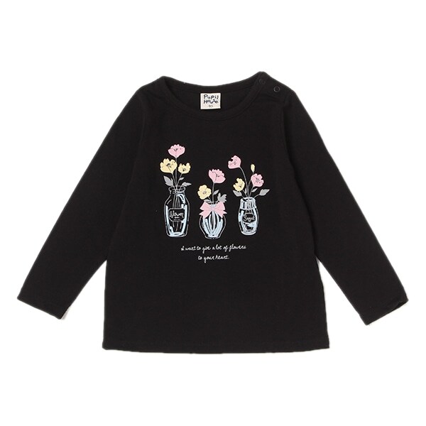 お花イラストTシャツ