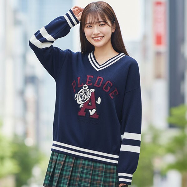 【エンジェルブルー】ナカムラくんチルデンセーター