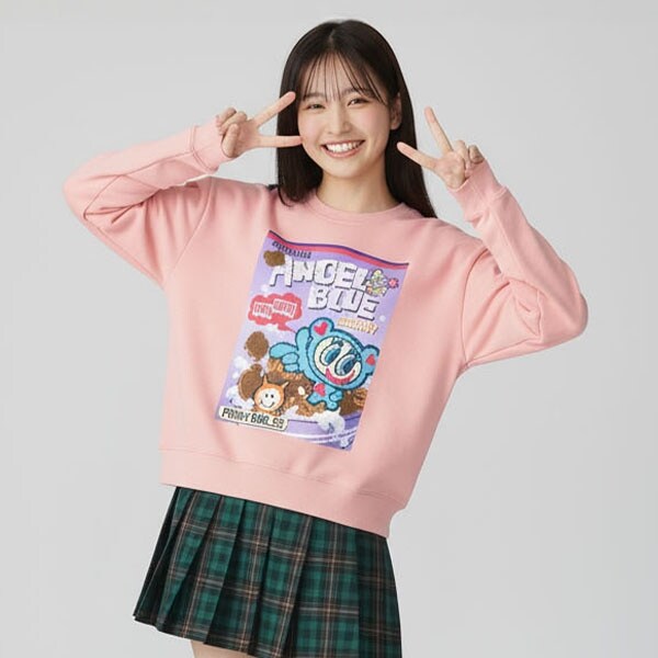 【エンジェルブルー】ナカムラくんパッケージトレーナー