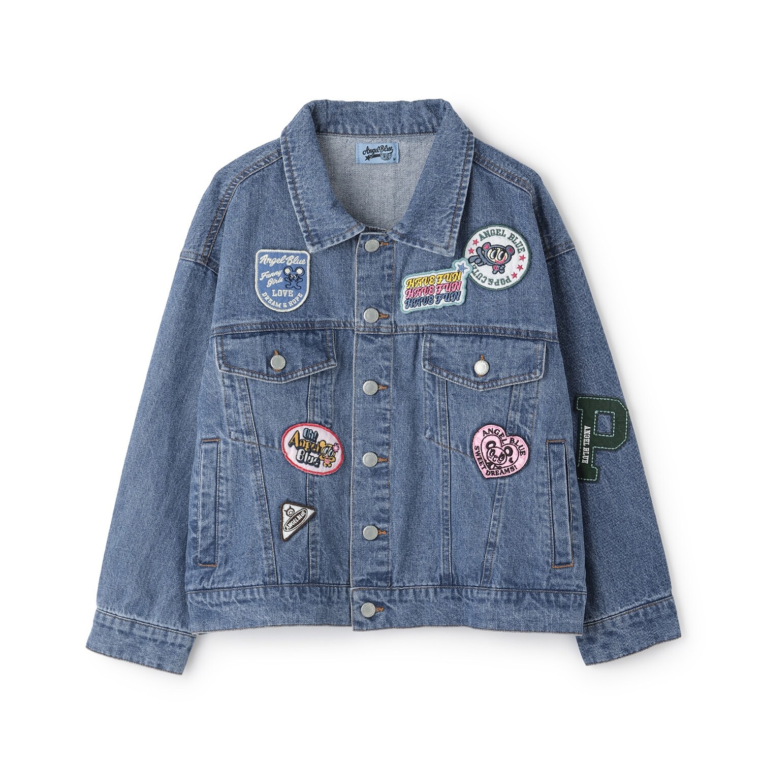 【エンジェルブルー】ナカムラくんワッペンGジャン