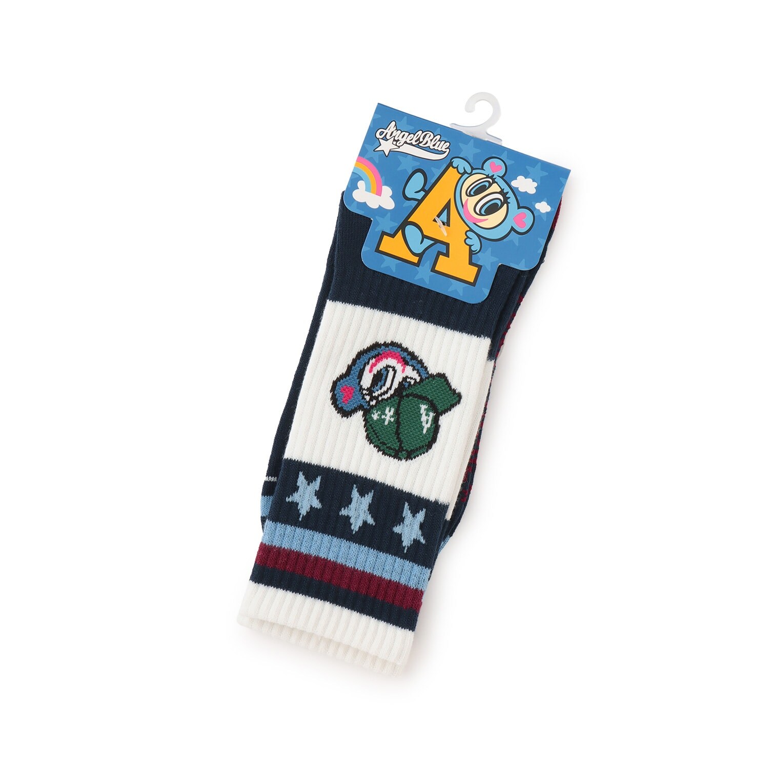 【エンジェルブルー】キャップナカムラくんソックス