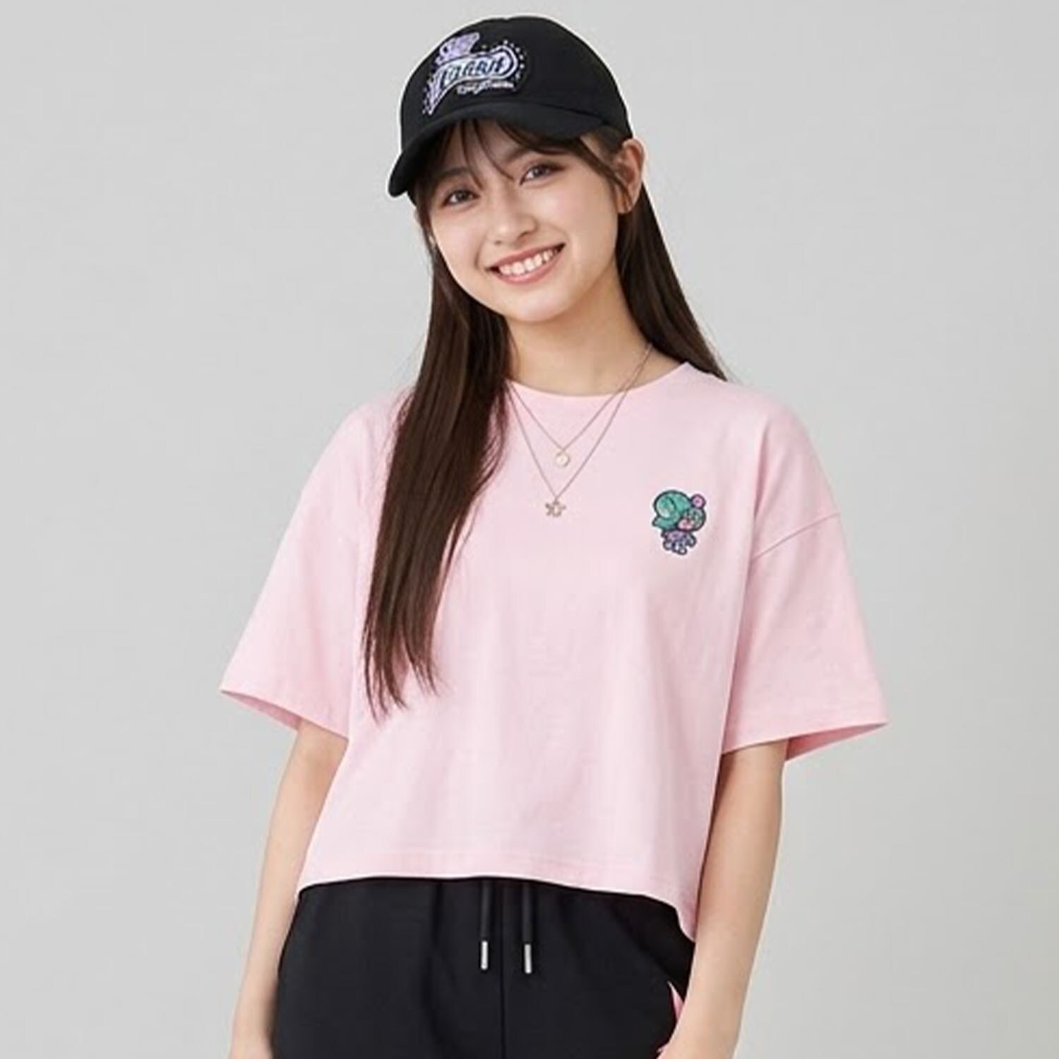 【エンジェルブルー】ナカムラワンポイントTシャツ