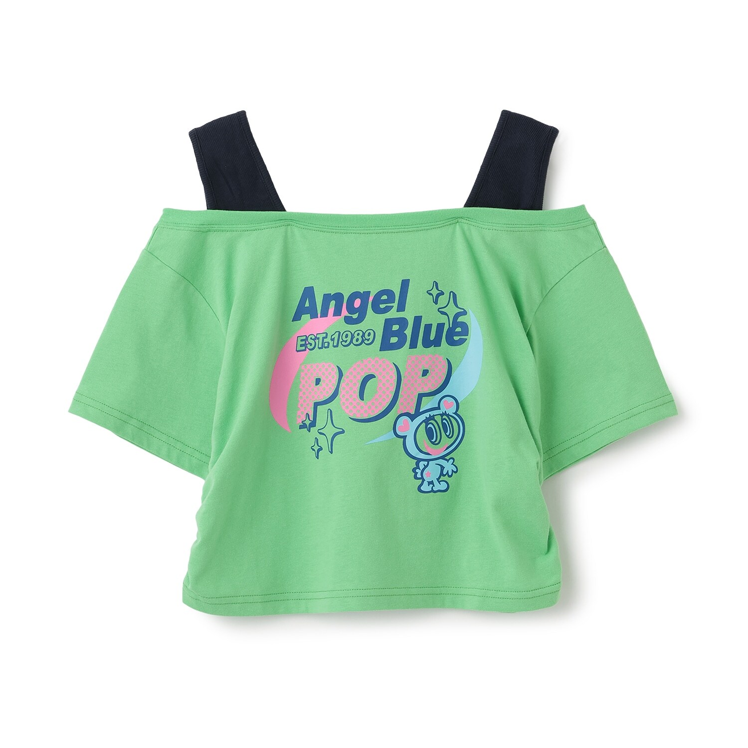 【エンジェルブルー】ナカムラくんオフショル半袖Tシャツ