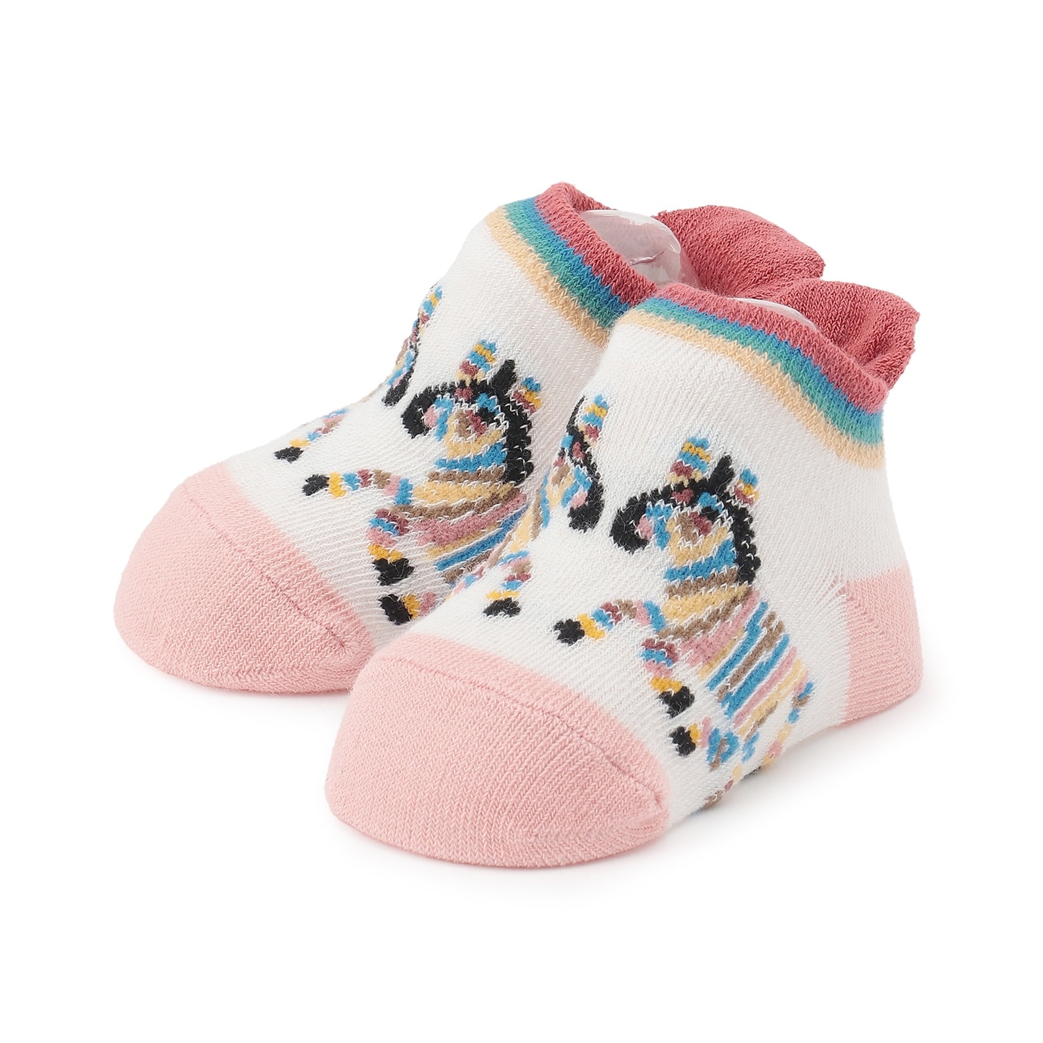 ゼブラ柄ベビーソックス