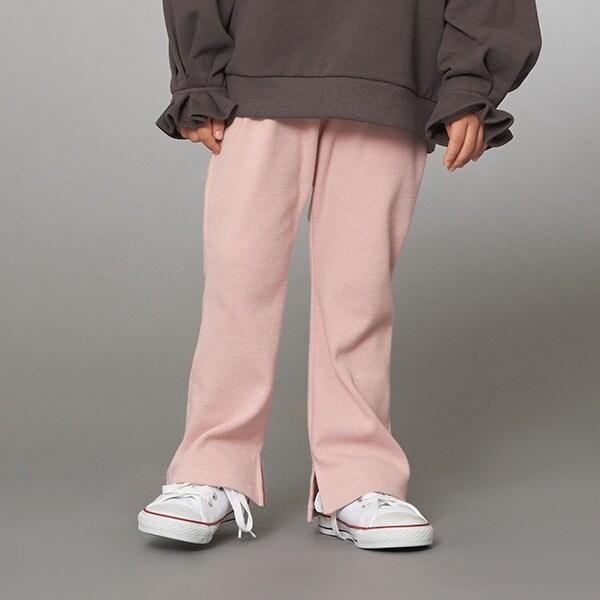 【エニウェアシリーズ】裾スリットフレアパンツ