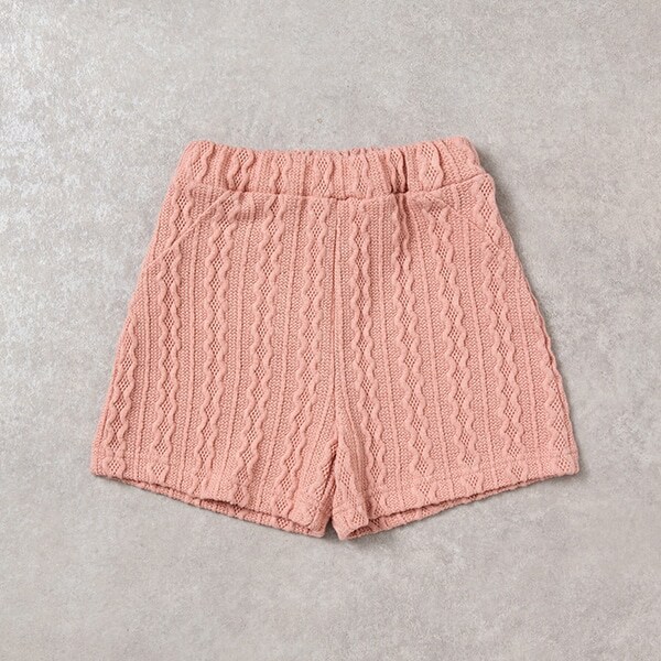 ジャガードニットソーショートパンツ